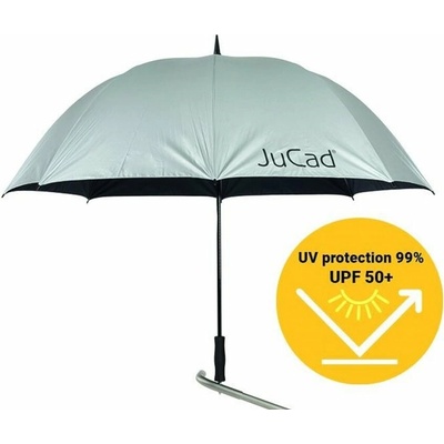 JuCad Automatic Umbrella UV with pin stříbrná