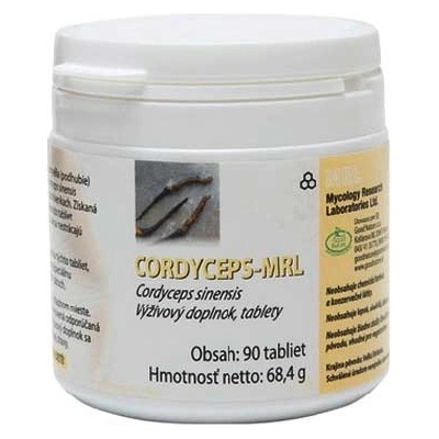 Cordyceps sinensis 90 tabliet po 500 mg sušenej huby