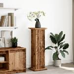 vidaXL Стойка за витрини със съхранение 31x30x90 см инженерно дърво (854614)
