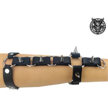 Image 1 of Leather & steel fashion гривна dual- lsf1 132