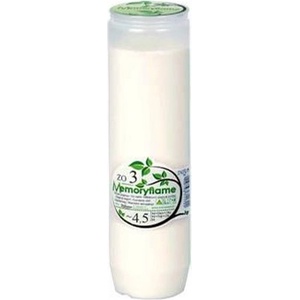 ZNICZPLAST Вложка за маслена свещ, горяща 4 дни, червена + бяла, 1 бр
