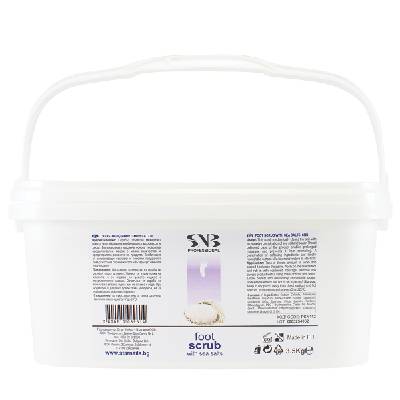 Скраб за педикюр snb с морска сол, 3.5 кг, psn112 (psn112)