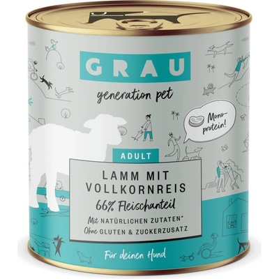 Grau Adult Jahňacie s celozrnnou ryžou 800 g