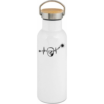 123TRIKO termoska EKG, svářeč, černý tisk 500 ml
