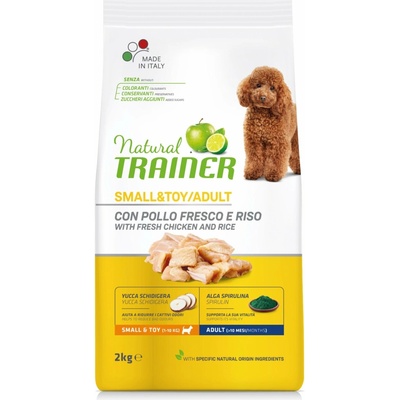 Natural Trainer Dog Small&Toy Adult kuracie a ryža 2 kg