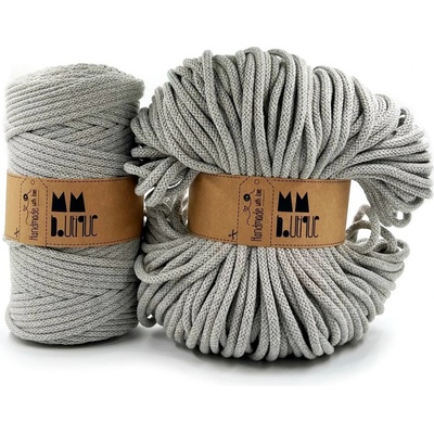 MMboutique bavlněná šňůra 6mm Middle grey Varianta návinu: Přadeno