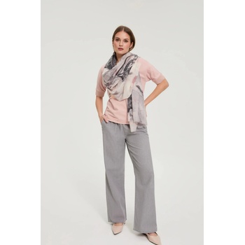 Moodo Щампован шал в розово Moodo Moodo | Rozov | ЖЕНИ | ЕДИН РАЗМЕР