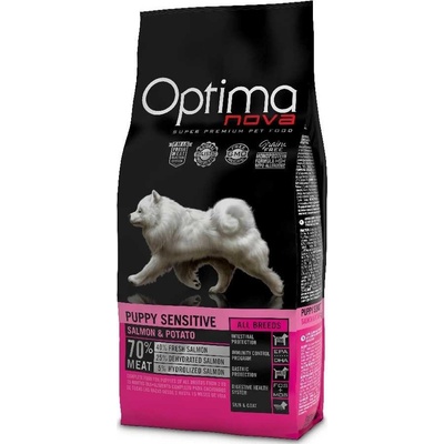 Optima Nova Puppy Sensitive Grain Free Salmon 12 kg
