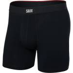 Saxx Мъжко синтетично термобельо Saxx Vibe Xtra Boxer Brief Fly Synthetic base layer - Black - размер XL (014-2279-0215)