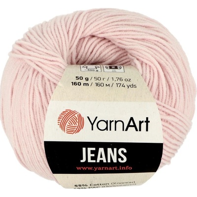 YarnArt Jeans 18 pudrově růžová