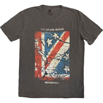 The Stone Roses Waterfall Jumbo-Print Stone Wash Charcoal Grey M Риза (STRSTNW36MC02)