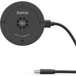 Hama Безжично зарядно устройство Qi2 25W, бързо зареждане, черно (201756)