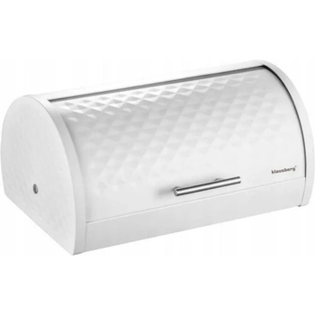 Klausberg Кутия за хляб Klausberg KB 7541, 38 х 28 х 18.5 см, Метал, Бял (KB 7541)