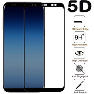  Стъклен протектор 5D за Huawei Y9 2019 - Черен