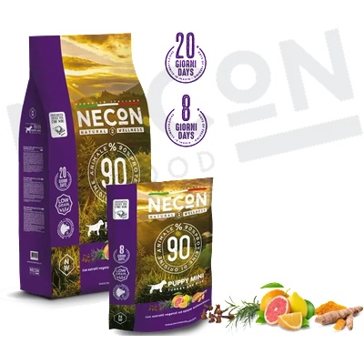 NECON Puppy Mini суха храна с пуешко за подрастващи кученца дребни породи
