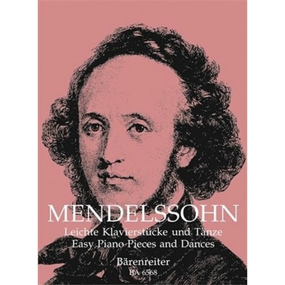 Snadné klavírní skladby a tance Mendelssohn