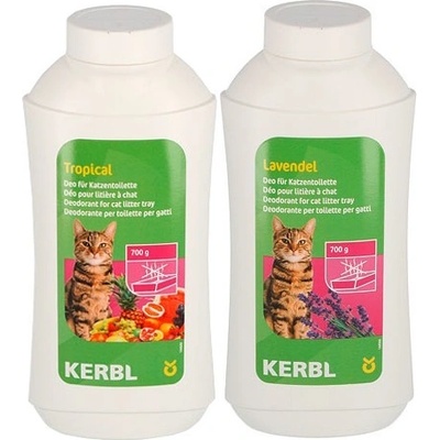 Kerbl Deodorant do toalety pro kočky levandule 700g