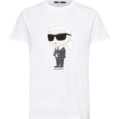 Karl Lagerfeld Тениска 'Ikonik 2.0' бяло, размер XXL