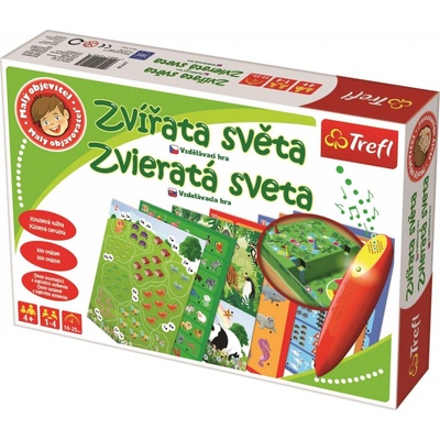 Trefl Malý objaviteľ: Zvieratá sveta + magické pero