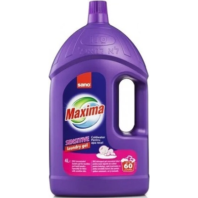 Sano Течен перилен препарат МАКСИМА, Sensitive Baby, Gel, 4л. , 80 пранета (48238929-3)