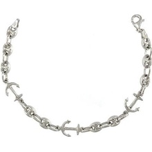 INFINITYSILVER Strieborný pánsky náramok s kotvami 25132820