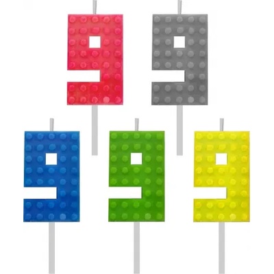 Godan Свещ за рожден ден Лего - 9