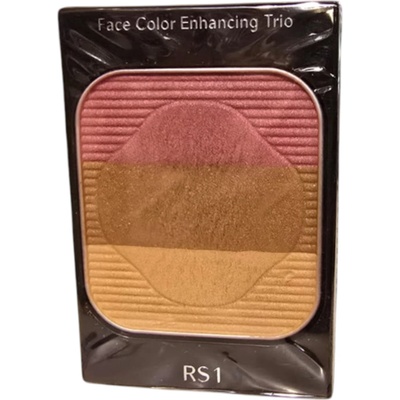 Shiseido Face Color Enhancing Trio Non-Comedogenic Blushing/Sculpting & Harmonizing Face Palette Rs1 Plum 3 нюанса 7 g *Тестер