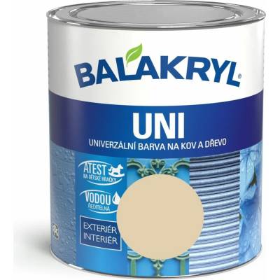Barvy a laky Hostivař akryl Uni mat 0615 0,7kg slonová kost