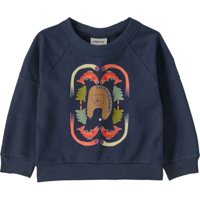 Patagonia Детски пуловер Patagonia Kid's Baby Crew Sweatshirt Jumper - Streambeam: New Navy - размер 6-12 Months (704-5520-0212)