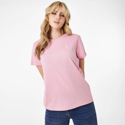 Jack Wills Тениска Jack Wills Endmoor Boyfriend T-Shirt - Pink