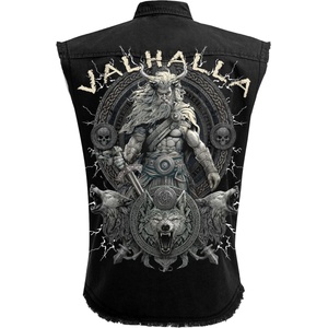 SPIRAL мъжка риза без ръкави spiral - valhalla - черна - w035m602