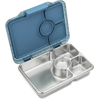 Yumbox Krabička na desiatu desiatový box nerezový Pret RVS 4 Normandy Blue