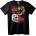 NOONEBRAND Графична Тениска Tinblas Bloshes - 2XL, Black