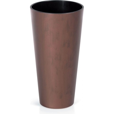 Prosperplast Kvetináč s vložkou TUBUS Slim Corten 400x762 mm, medený vzhľad
