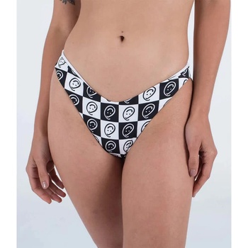 Hurley Smiley Check Rvsb Scoop bikini bottom - Multicolor (Black White)
