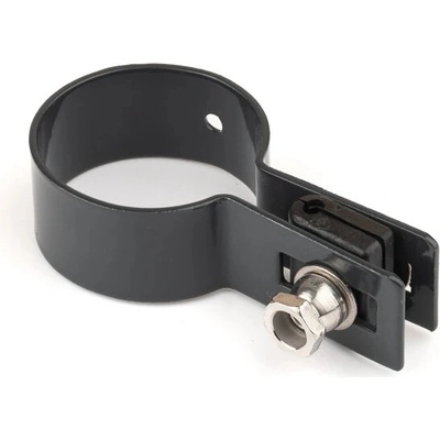 Príchytka k stĺpiku okrúhla 38 mm, koncová, antracitová šedá Hrúbka drôtu plotového panelu: 4 mm