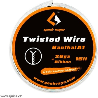 GeekVape Twisted Kanthal A1 odporový drát 26GA + Ribbon 5m