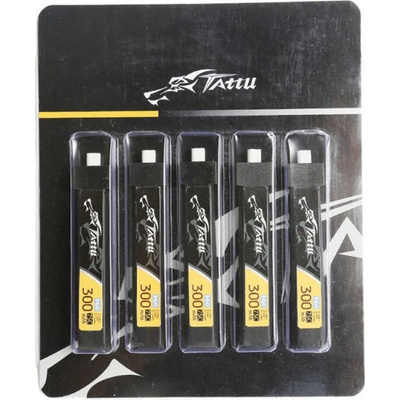 Tattu Baterie LiPo 300mAh 3,8V 75C 1S1P HV BT2.0.5 5ks