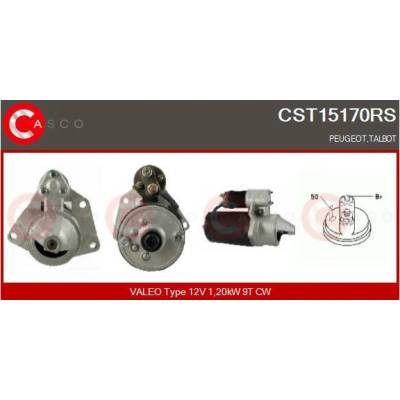 CASCO Alternátor 12V 120A s kolem AFP INA
