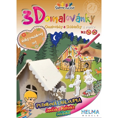 Helma 365 3D Omaľovánky Pohádkový svet Chalúpka