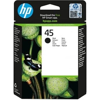 HP Оригинална глава HP 51645AE, NO 45, 42 ml, 930 страници/5%, Black (3015101640)