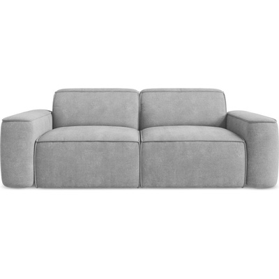 makamii Светлосив шенилов диван 204 cm Omao - Makamii (OMAO_3S_61_P1_C1)