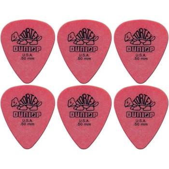 Image 1 of Dunlop 418R 0.50 Tortex Standard 6 Перце за китара (418R50-6PACK-SET)