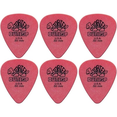 Dunlop 418R 0.50 Tortex Standard 6 Перце за китара (418R50-6PACK-SET)