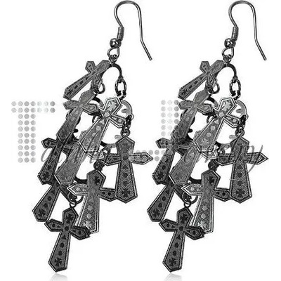 Talitha Висящи обеци " Кръстове"