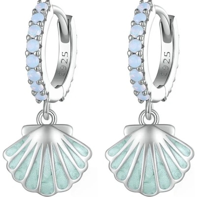 Grace Silver Jewellery stříbrné náušnice Mušle E-BSE842/138 stříbrná
