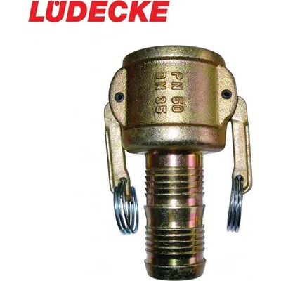Lüdecke Съединител за маркуч, двупътен, бърза връзка - щуцер 65 мм / ludecke mst 65 / (lud mst 65)