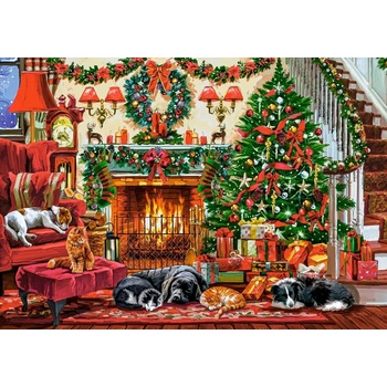 Castorland - Puzzle Cozy Fireplace - 500 piese
