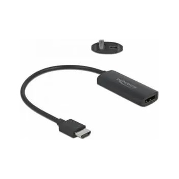 Delock Adapter Delock 63206, HDMI-A male - DisplayPort female, 4K 60 Hz, Black