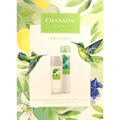 Chanson d Eau Original parfémovaný deodorant sklo 75 ml + deodorant sprej 200 ml dárková sada